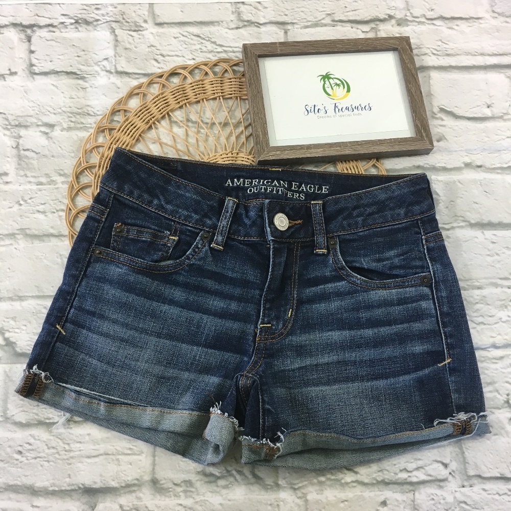 American Eagle Outfitters Shortie Jean Shorts